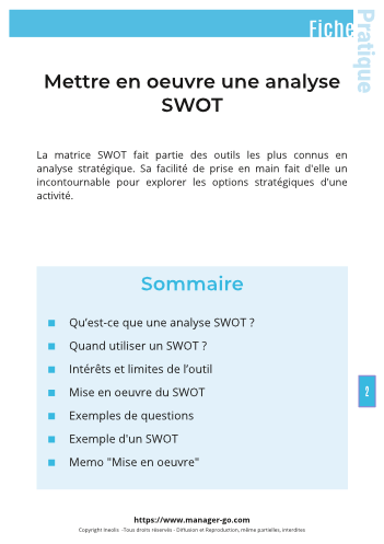 Réaliser une analyse SWOT-3