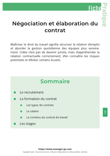 Contrat de travail - négociation et élaboration-3