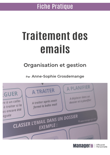 Traitement des emails : organisation et gestion